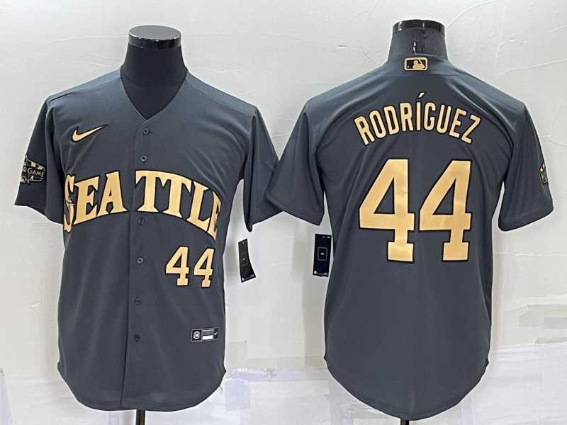 Seattle Mariners #44 Julio Rodriguez Number Grey 2022 All Star Stitched Cool Base Nike Jersey,We sell and wholesale Seattle Mariners #44 Julio Rodriguez Number Grey 2022 All Star Stitched Cool Base Nike Jersey on line form chian!
